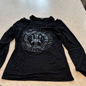 Black Long Sleeve Top